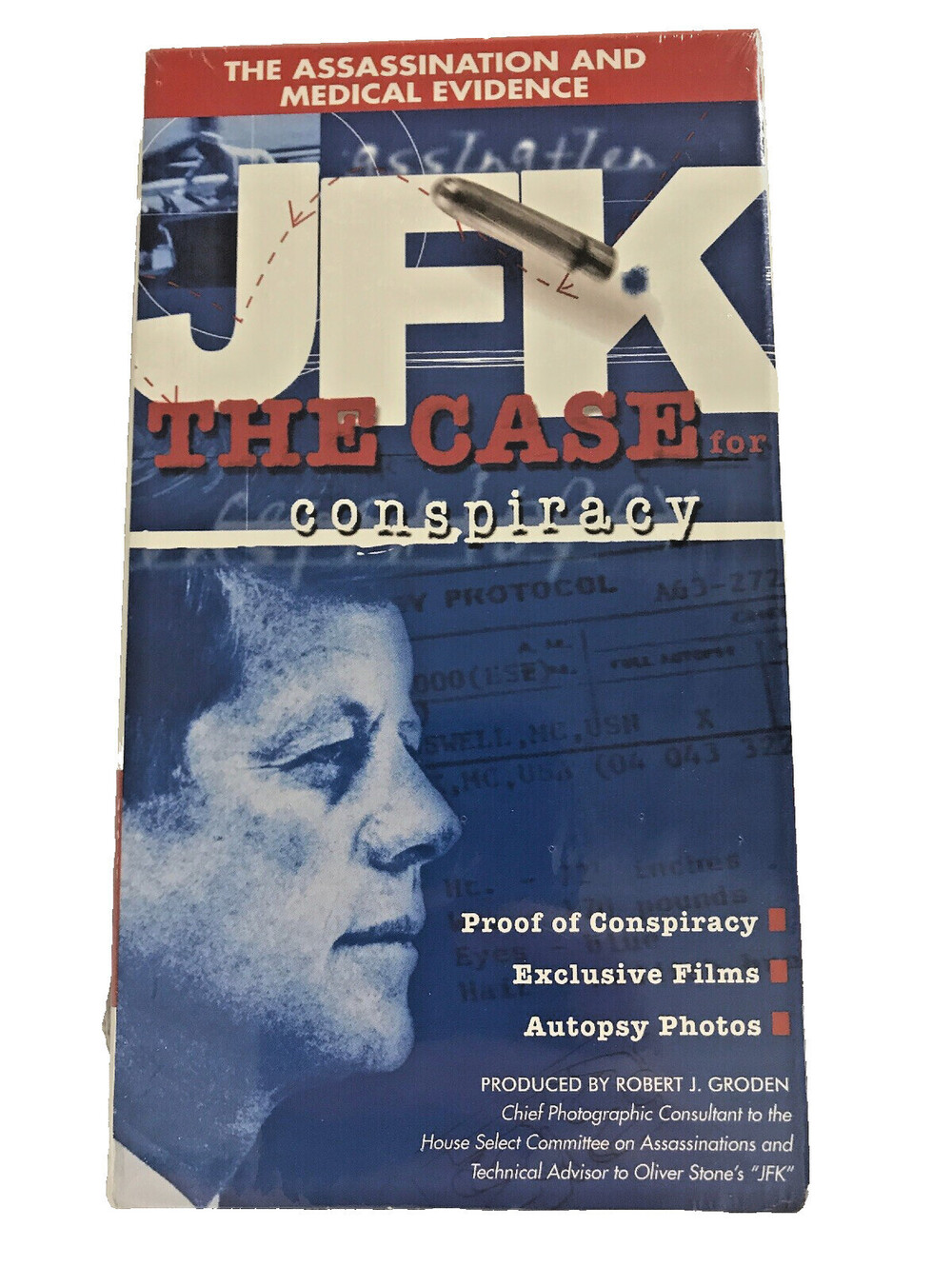 JFK The Case For Conspiracy VHS Kennedy Assasignation Medical Evidence Groden